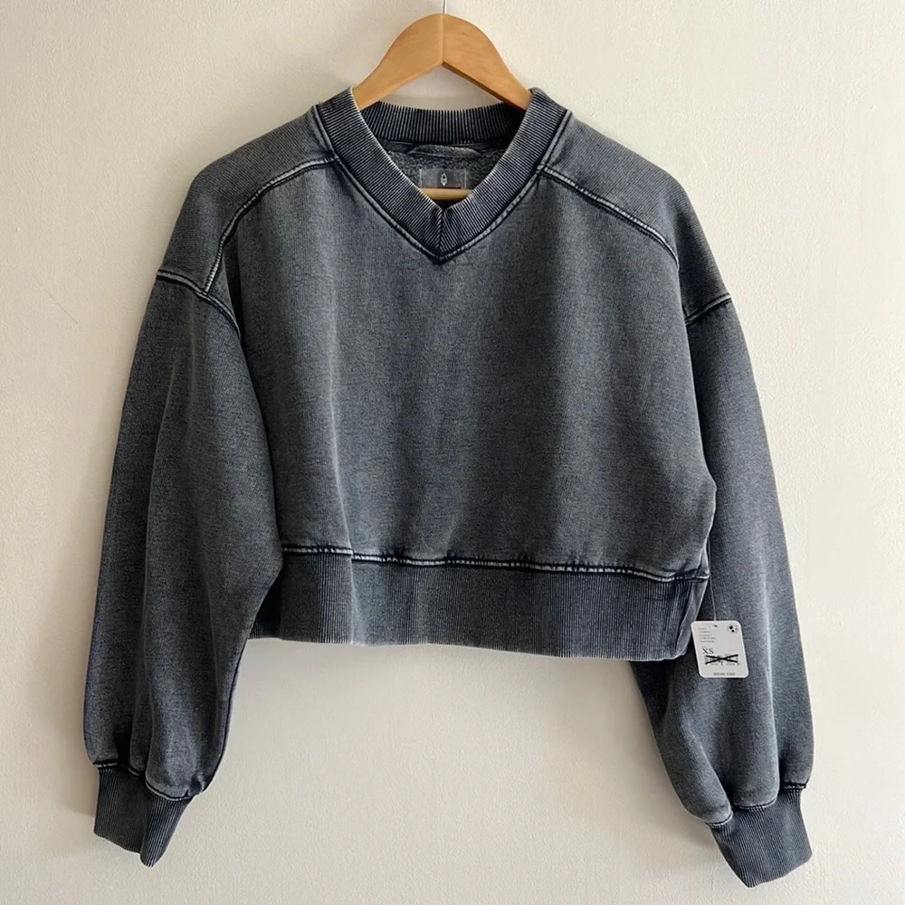 Free People Movement Main Event Sweat Sweatshirt NWT - Picture 5 of 15